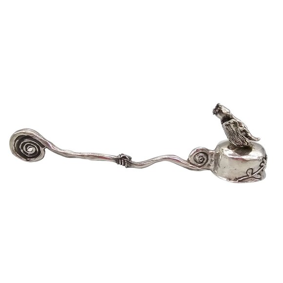 Metal Morphosis Candle Snuffer Angel By Kaycee Binns 8" Detailed Handcrafted USA - Picture 2 of 16